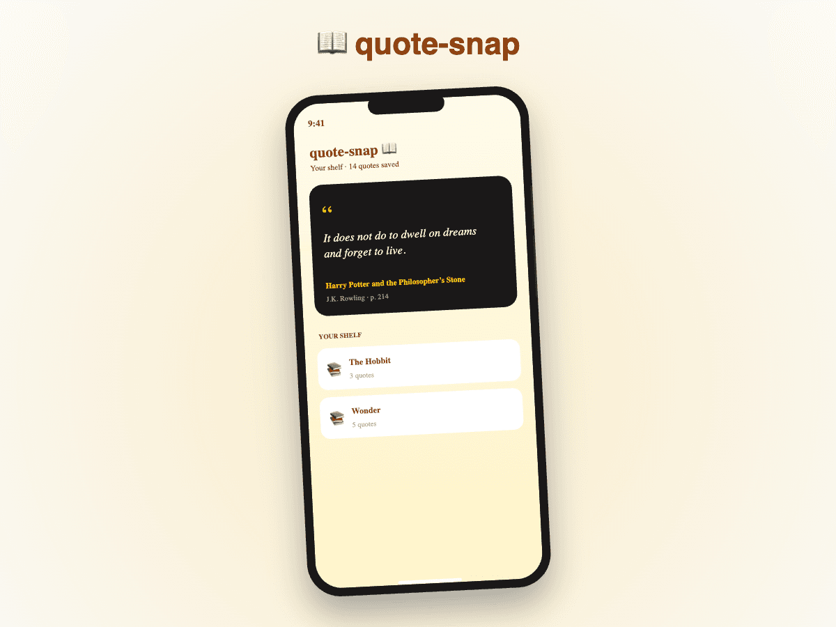 quote-snap screenshot 1