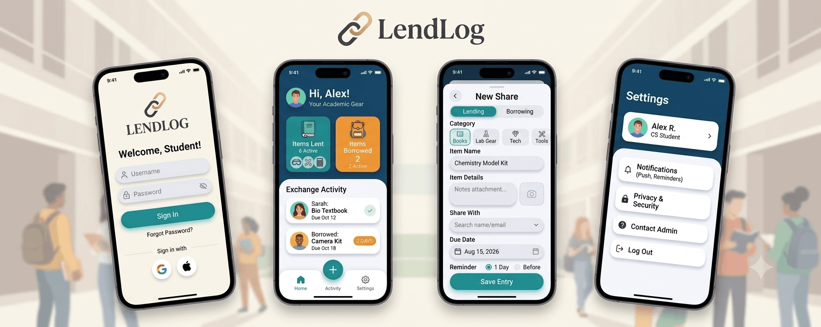 lend-log screenshot 1
