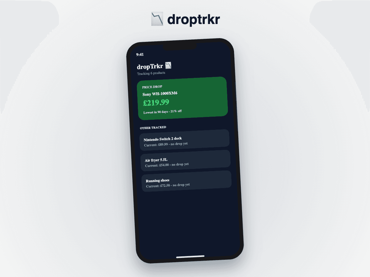 droptrkr screenshot 1