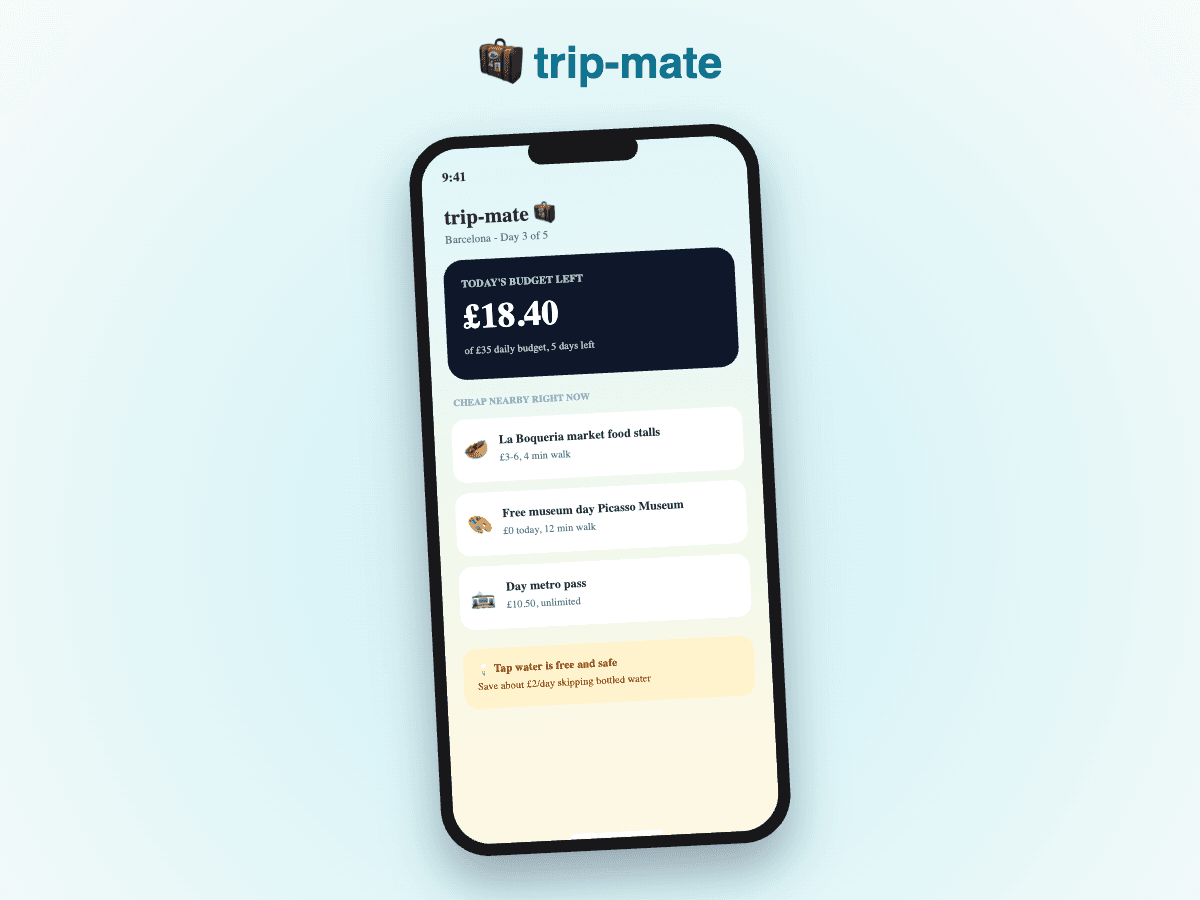trip-mate screenshot 1