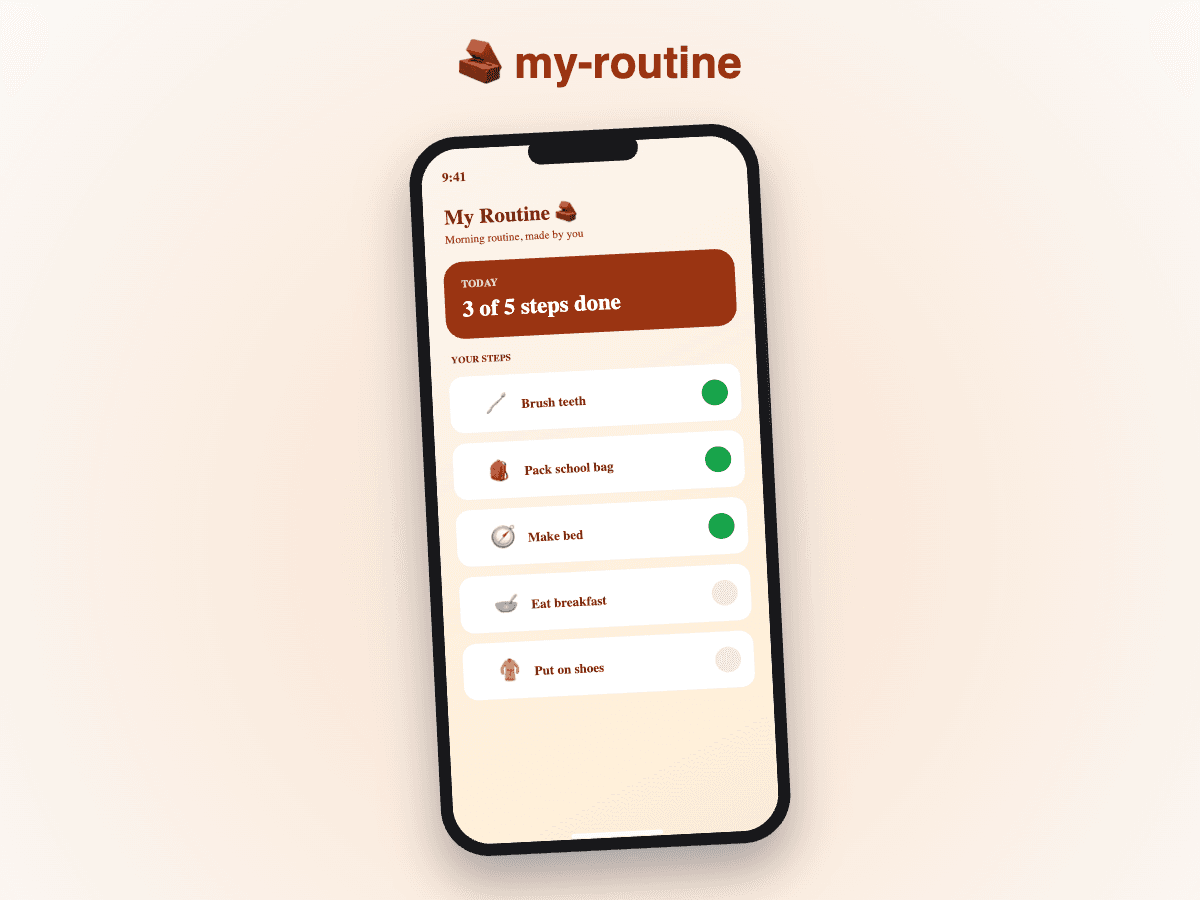 my-routine screenshot 1